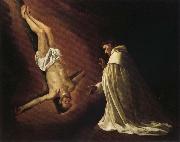 Francisco de Zurbaran Appearance of Saint Peter to Saint Peter of Nolasco Spain oil painting artist